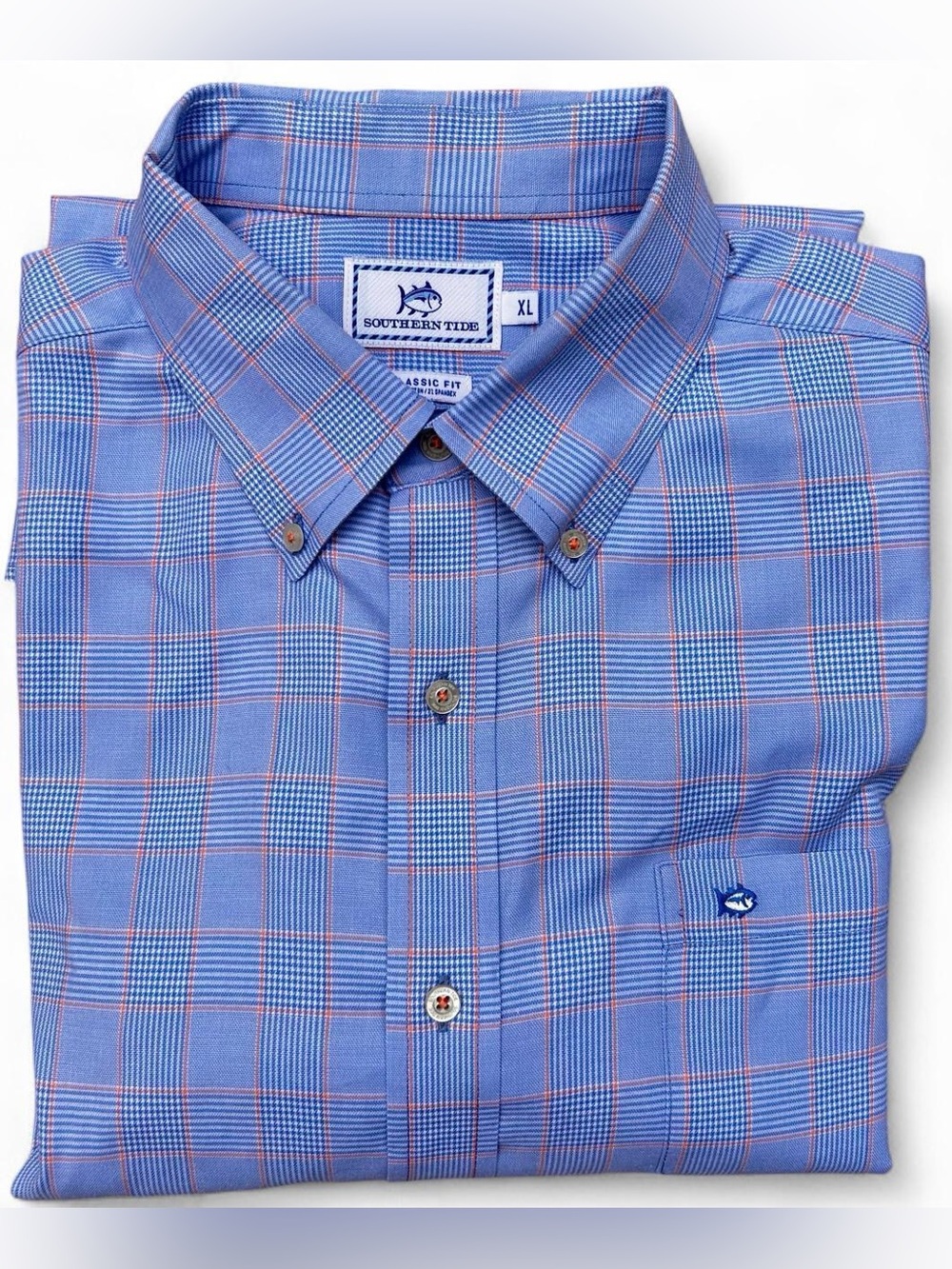 Southern Tide Edisto Long Sleeve Sport Shirt XL